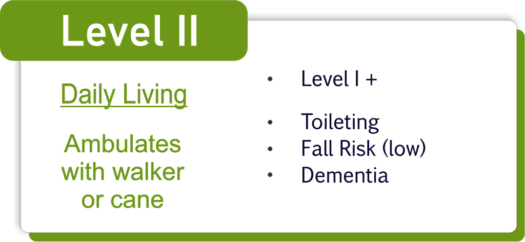 Level II: Daily Living Care Plan - JAC Care at Home
